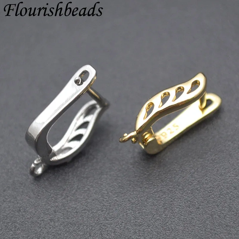 Various Styles Jewelry Findings Smooth Earwire Earring Hooks Clasp  Accessories for Handmade DIY Fashion Earrings 30pcs/lot