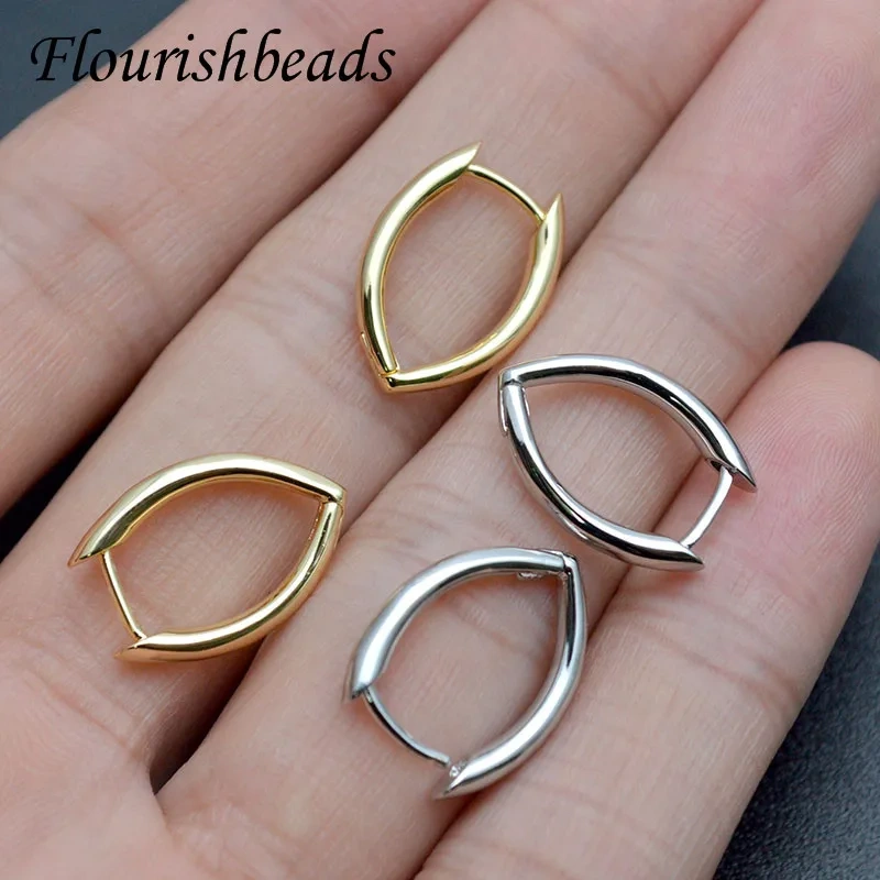 Gold Plated Flower Shape Wire Fish Earring Hooks for Handmade Women Fashion Jewelry Making 30pcs/lot