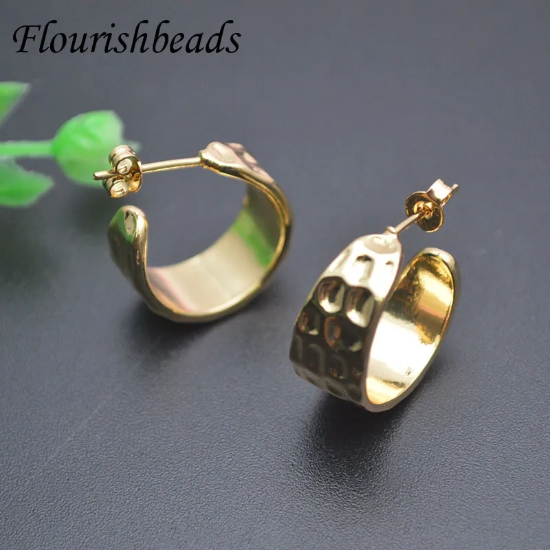 20pcs/lot Quality Gold Color Nickel Free Arc Geometry Earrings for Women Wedding Party Jewelry Gift Supplies