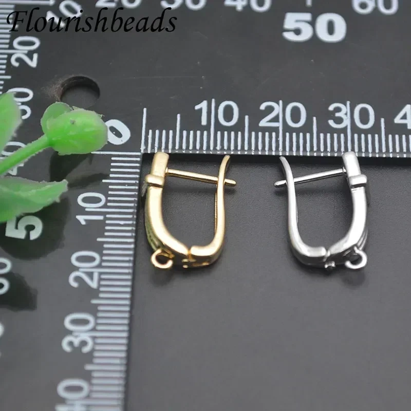 Jewelry Findings Supplies Women Handmade Earwire Gold Color Earring Hooks Accessories for Luxury Earrings Making 30pcs/lot