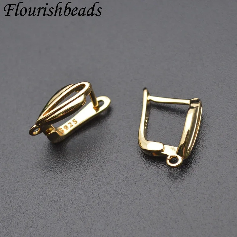Various Styles Jewelry Findings Smooth Earwire Earring Hooks Clasp  Accessories for Handmade DIY Fashion Earrings 30pcs/lot