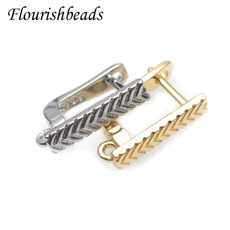 Metal Copper Gold Plated Nickel Free Earring Hooks For Women Handmade DIY Jewelry Accessories 30pcs/lot