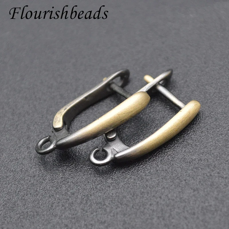 New Antique Bronze Geometric Earring Hooks Clasp Leverback Earwire for Women Handmade DIY Fashion Jewelry 30pcs/lot