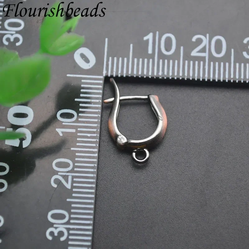 New 30pcs/lot Metal Copper Antique Bronze Earring Hooks Clasp Accessories for Women DIY Retro Earrings Jewelry Findings