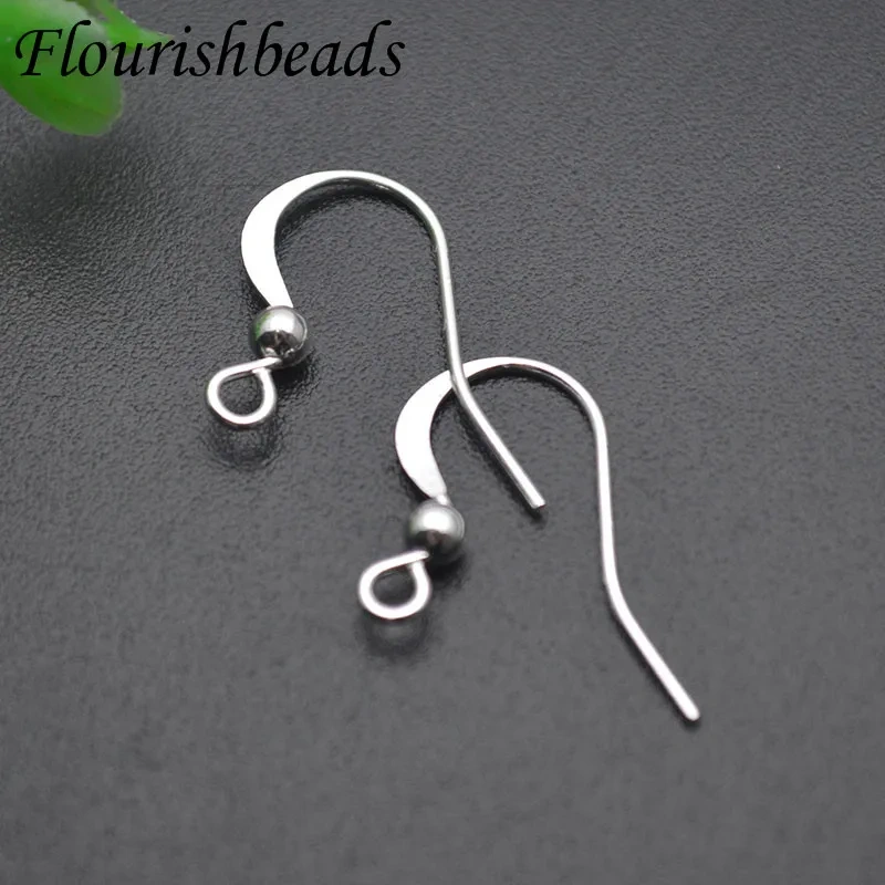 Wholesale 200pcs Nickel Free High Quality French Earrings Hooks Clasp Ear Wire for DIY Jewelry Making Supplies 15mm