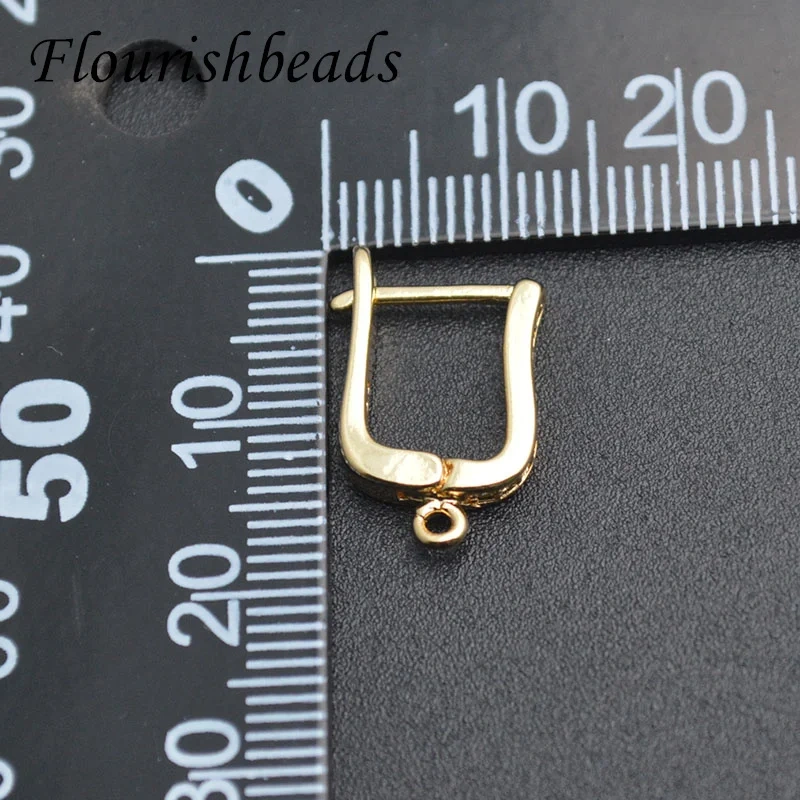 30pcs/Lot Nickel Free Gold Color Earring Hooks for DIY Fashion Jewelry Making Supplies Handmade Ear Wire Hooks  Accessories