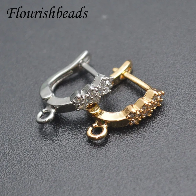 Various Style Jewelry Findings Gold Silver Color Earring Hooks Leverback Earwire Clasp Accessories for Handmade Making