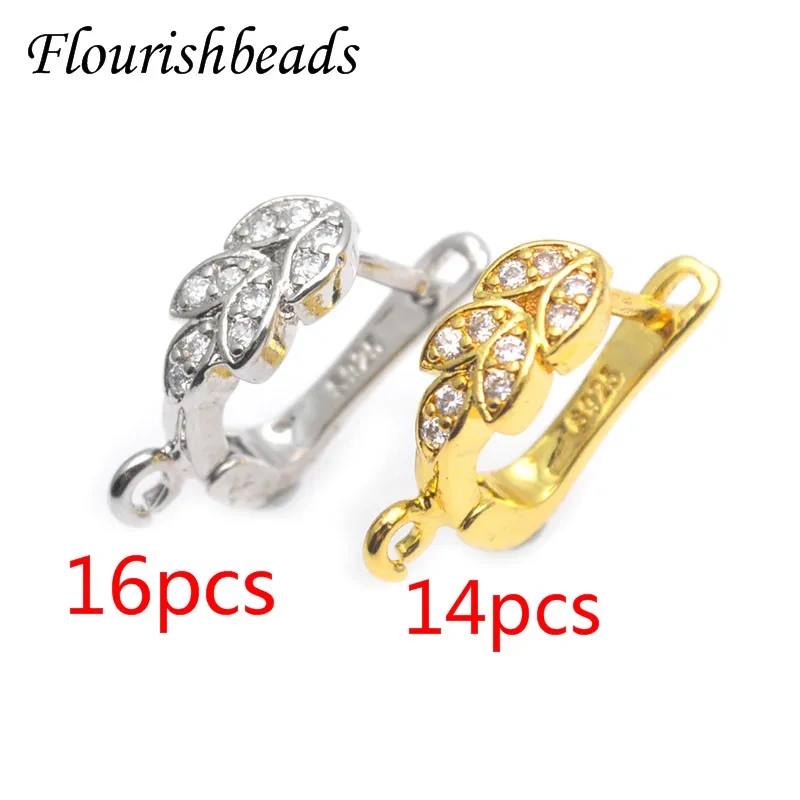 Various Style Jewelry Findings Gold Silver Color Earring Hooks Leverback Earwire Clasp Accessories for Handmade Making