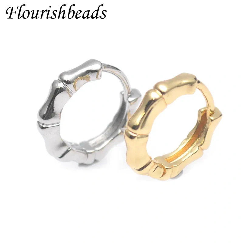 14x15mm Gold Plated Geometric Shape Circle Earrings Hoop for Women Girl Daily Accessories 30pcs/lot