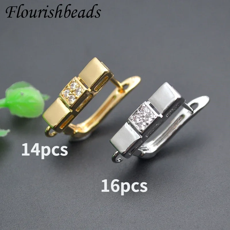13x20mm High Quality Gold Silver Color Shvenzy Earring Hooks Earwire Accessories for DIY Fashion Jewelry Making 30pcs/lot