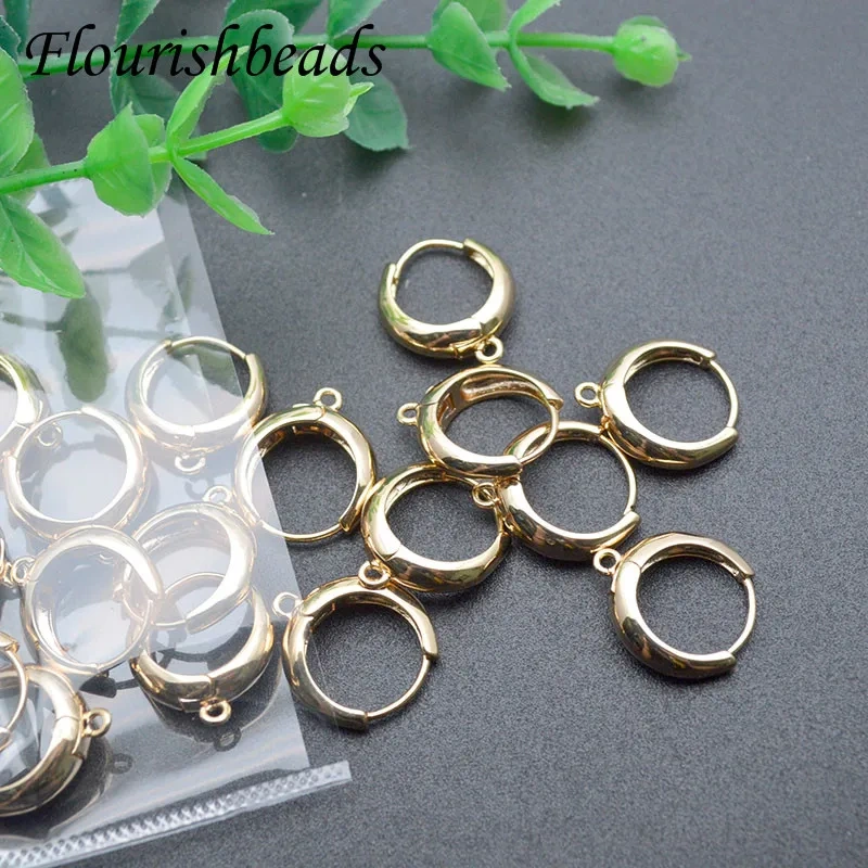 Metal Brass Nickel Free Smooth Gold Plated Earring Hooks Schwenzy Accessories for Handmade Fashion Earring Making