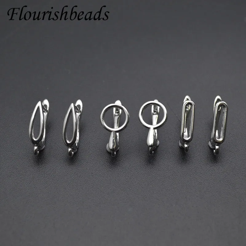 3 Style Earring Hooks Jewelry Findings Smooth Good Quality Earwire for Women DIY Handmade Earrings Making 30pcs/lot