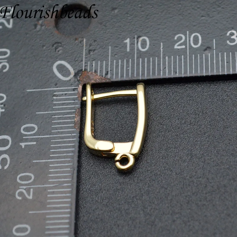 Wholesale Price 30pcs/lot Smooth Basic Nickel Free Schwenzy Fastener Ear Wire Earring Hooks Clasp for Women DIY Jewelry Making