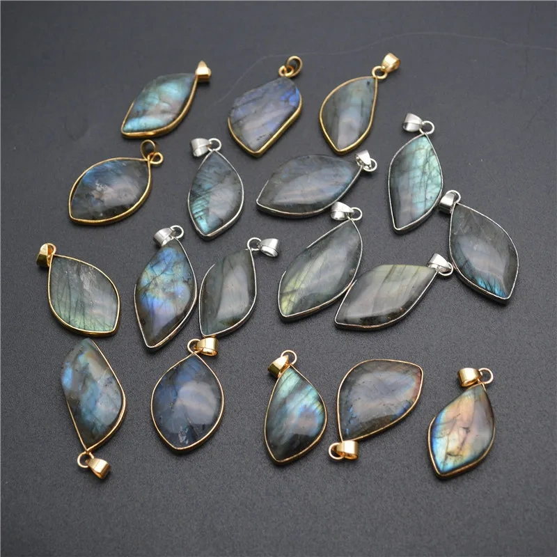 New Design Natural Amethyst Pillar Point 7 Colors Stones Chakra Metal Bead Cap Pendant Energy Jewelry