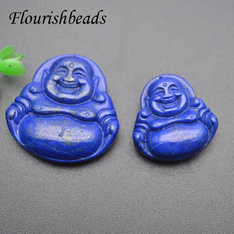 High Quality Natural Lapis Buddha Head Shape Pendant for DIY Jewelry Necklace Pendant