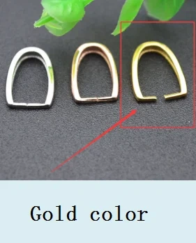 10pcs S925 Silver Pendant Clips Pinch Bail Clasps Buckle Charm Necklace Connector Hook Connector for DIY Jewelry Making Parts