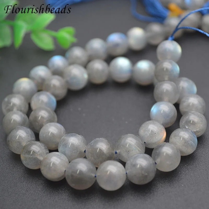Wholesale 6/8/10/12mm Quality Shniny Natural Labradorite Round Loose Beads for Jewelry Making DIY  Necklace