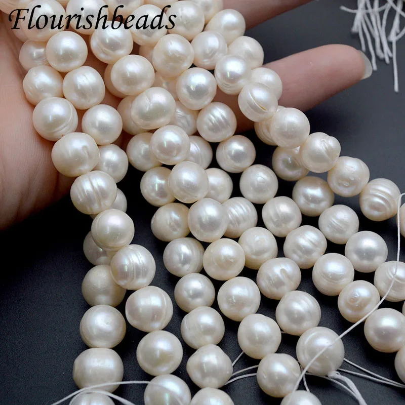 Wholesale 5~11mm White Natural Freshwater Pearls Potato Shapa Oval Round Loose Beads Baroque Beaded for DIY Jewelry Making