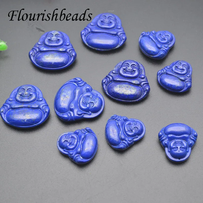 High Quality Natural Lapis Buddha Head Shape Pendant for DIY Jewelry Necklace Pendant