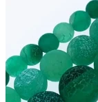 6mm 8mm 10mm Matte White and Black Color Dragon Veins Agate Stone Round Loose Beads Jewelry Making Supplies
