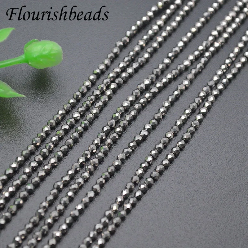 Wholesale Multi Color 2mm Faceted Glass Crystal Quartz Round Beads for Jewelry Making DIY Bracelet Necklace 100strand/lot