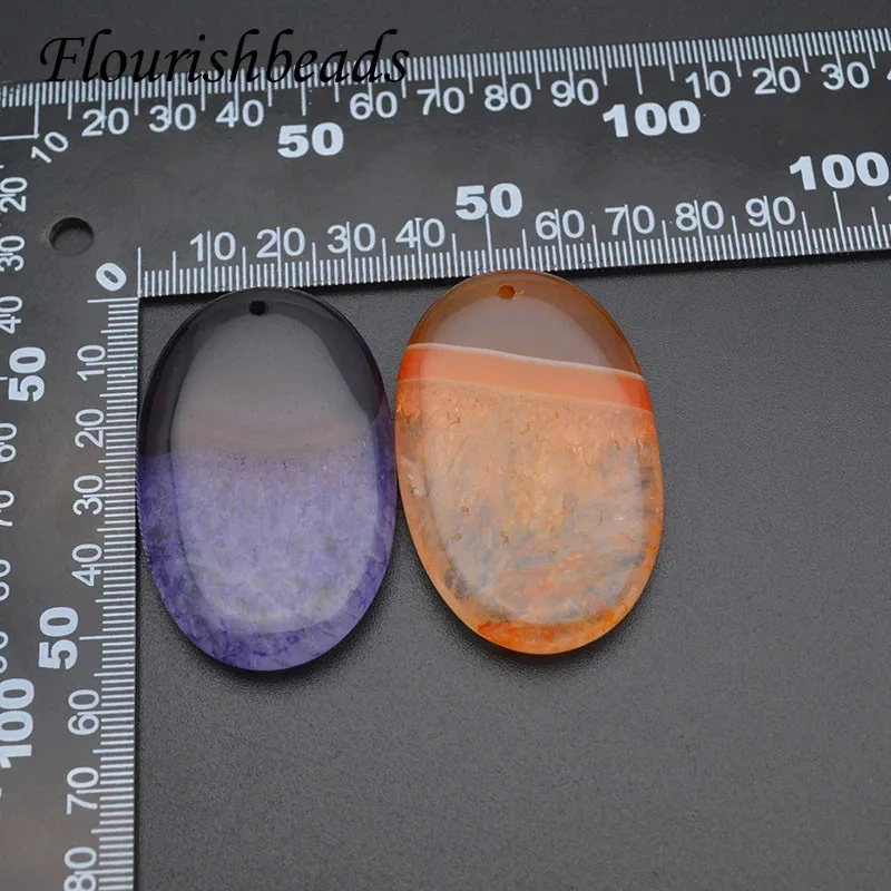 Wholesale 5pcs/lot Bright Color Druzy Quartz Agate Stone Slab Pendant Fit DIY Necklace Making