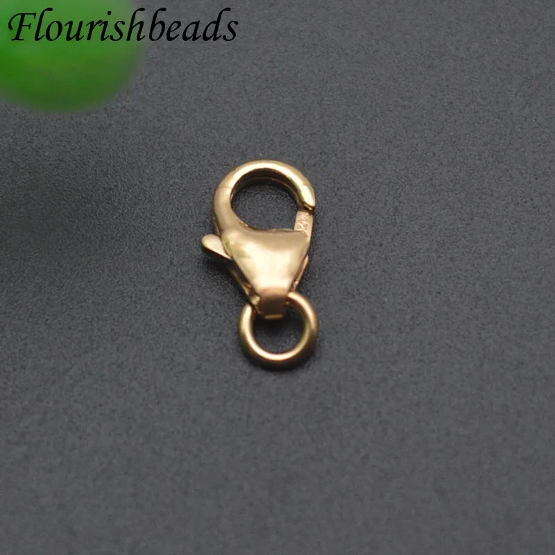 5pcs/lot Good Quality 14K Gold Filled Lobster Clasps Hooks for DIY Bracelets Necklace Handmade Jewelry Making