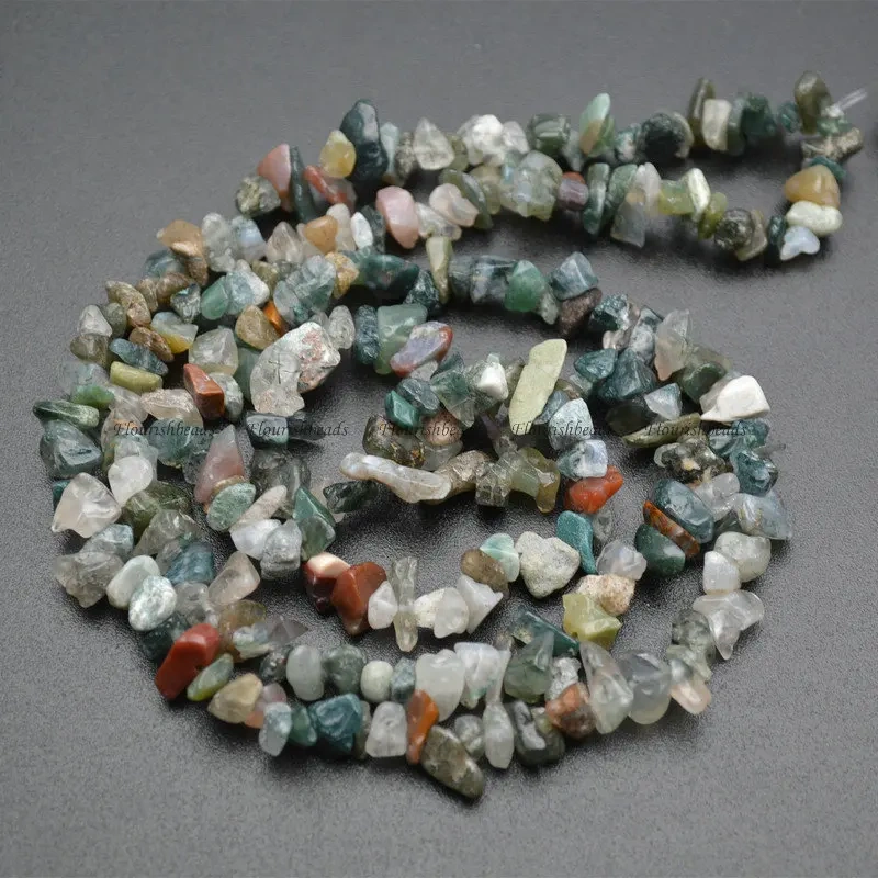 5~8mm Natural Amazonite Irregular Shape Stone Chips Loose Beads 1 Strand