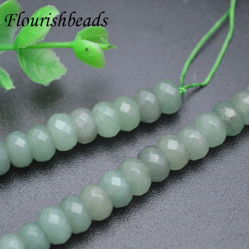 5x8mm Natural Faceted Lapis White Howlite India Agate Stone Fine Gemstones Loose Beads for Jewelry Making Accessories 5pcs