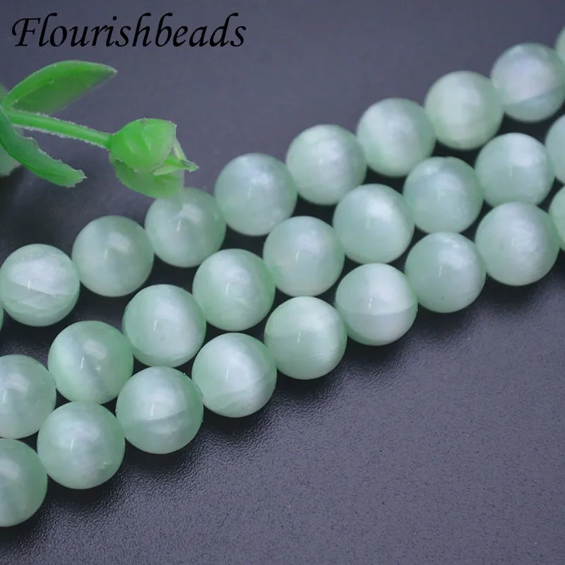 6mm 8mm Selenite Stone Round Loose Spacer Beads for DIY Fine Jewelry Making Accessories