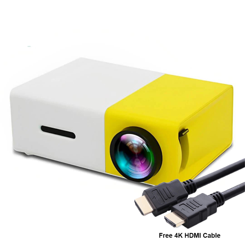 computer electronics projector yellow