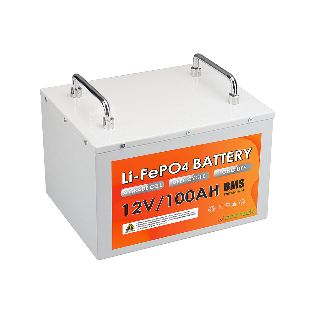 Mars Rock 12V 100Ah Manufacturer Direct Sales BMS LiFePO4 Energy Storage Battery