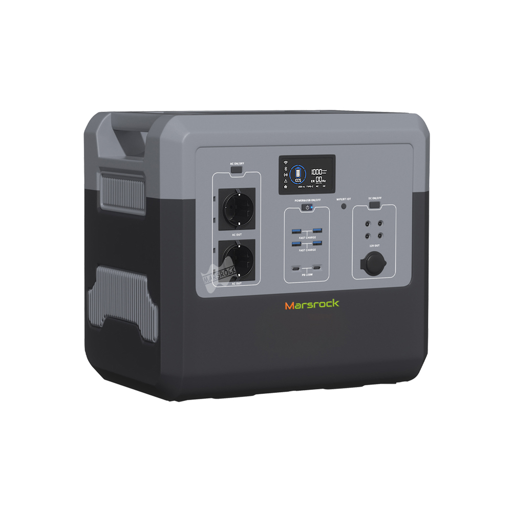 Mars Rock 1500W 51.2V 25Ah PS Series A Grade LiFePO4 Portable Power Station