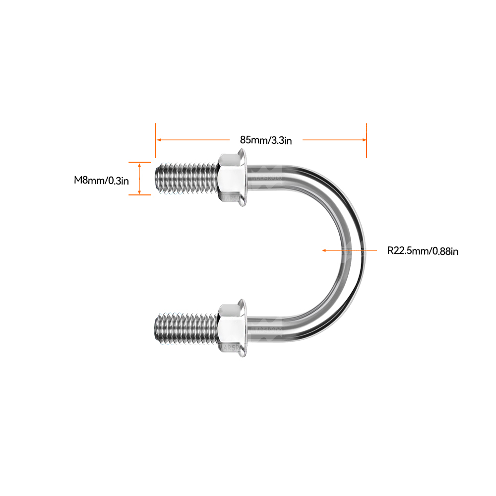 Mars Rock 2024 New Model AL6005-T5/ SUS304 Solar Balcony Bracket
