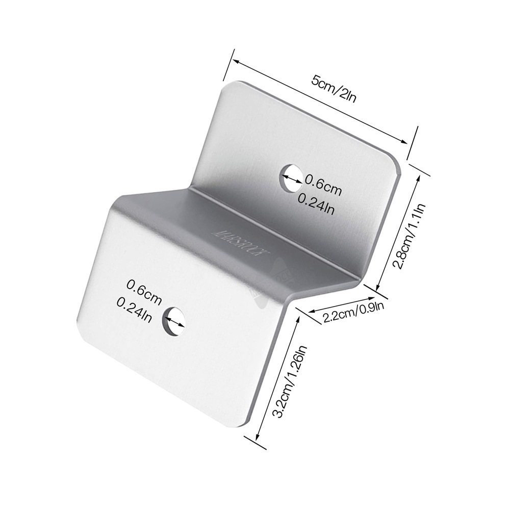 Mars Rock Z Type AL6005-T5 & SUS304 Rail Free Bracket Suitable for Roof Mount