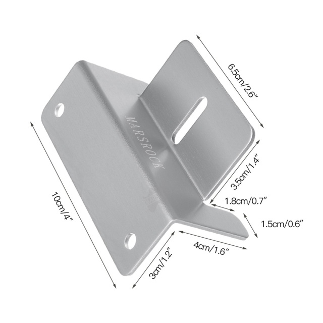 Mars Rock Z Type AL6005-T5 & SUS304 Rail Free Bracket Suitable for Roof Mount