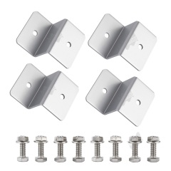 Mars Rock Z Type AL6005-T5 & SUS304 Rail Free Bracket Suitable for Roof Mount