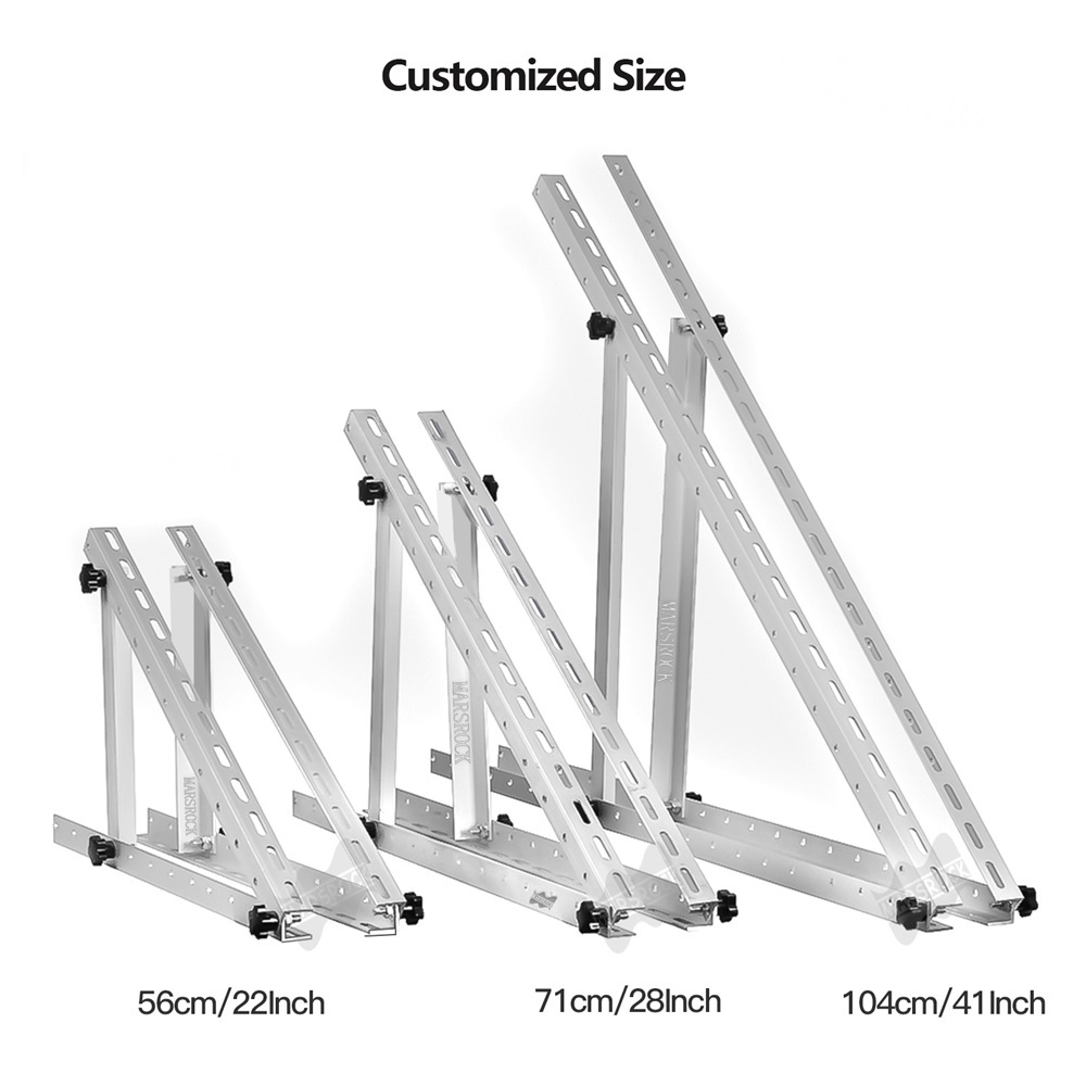 Mars Rock Triangle Tilt Leg Adjustable PV Bracket Support Customization