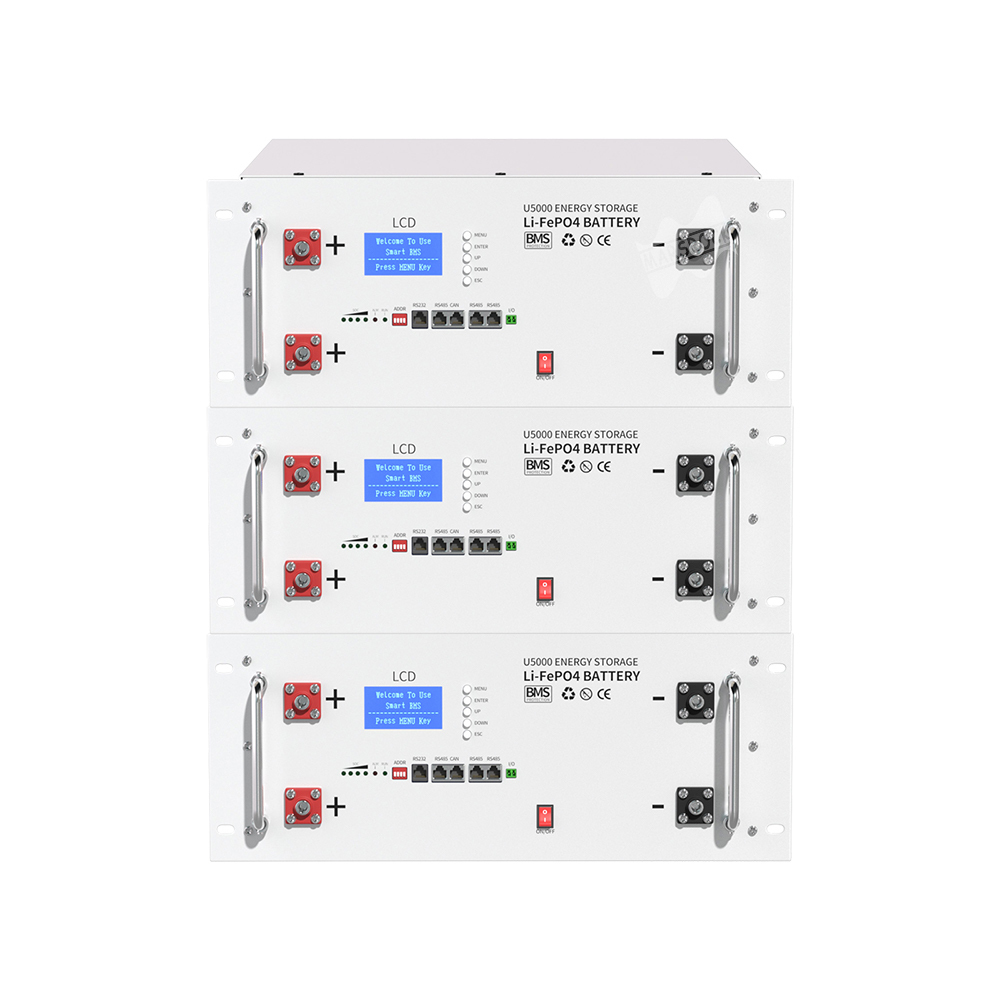 Mars Rock 100Ah/200Ah/300Ah 51.2V Rack Mounted LFP Energy Storage Battery