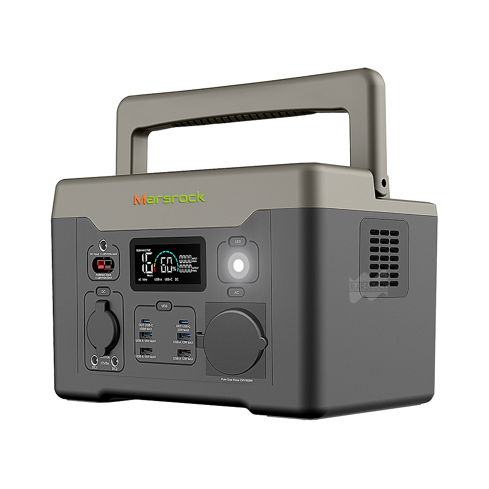 Mars Rock 600W 3.0 Fast Charger 15W Wireless ZH Series Portable Power Station