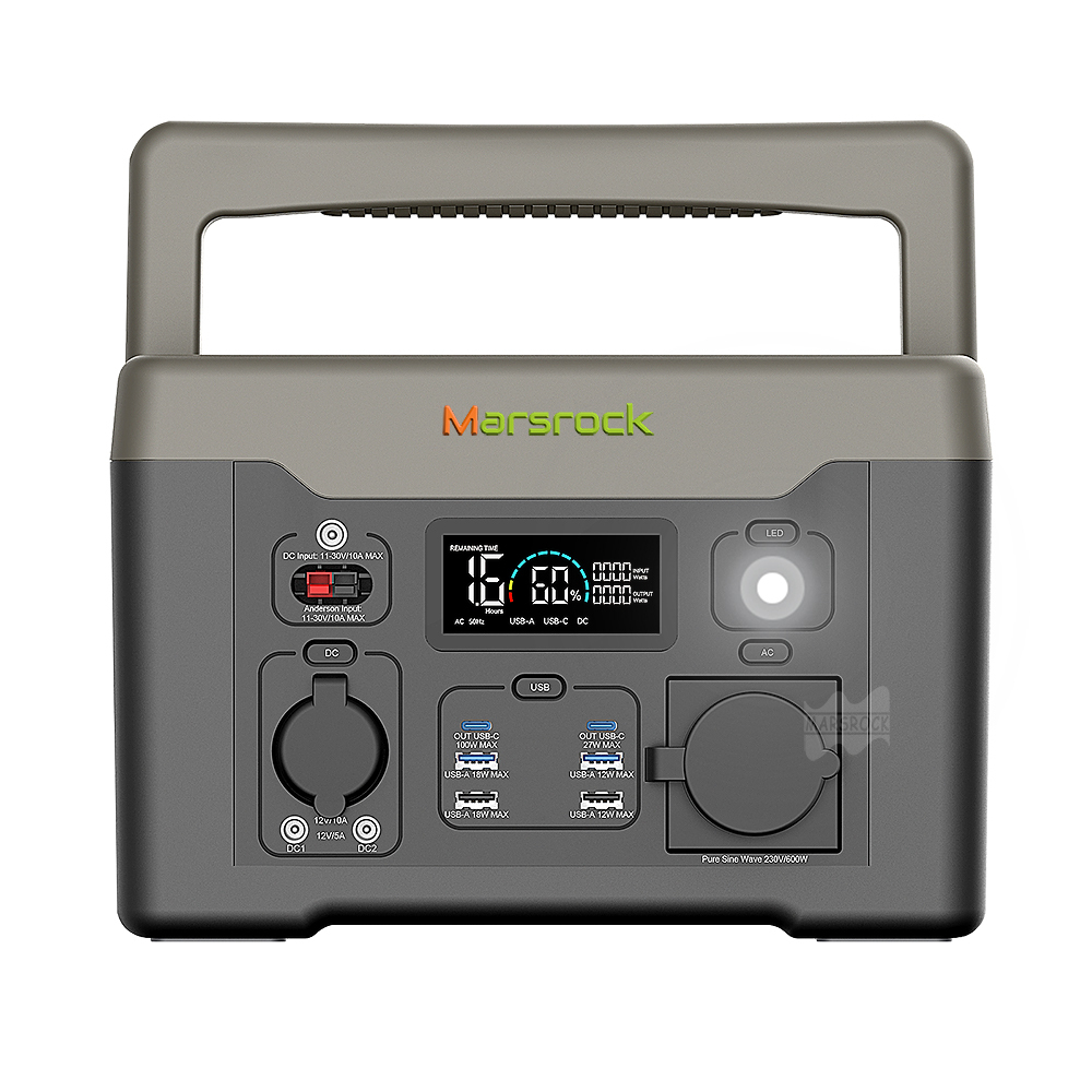 Mars Rock 600W 3.0 Fast Charger 15W Wireless ZH Series Portable Power Station