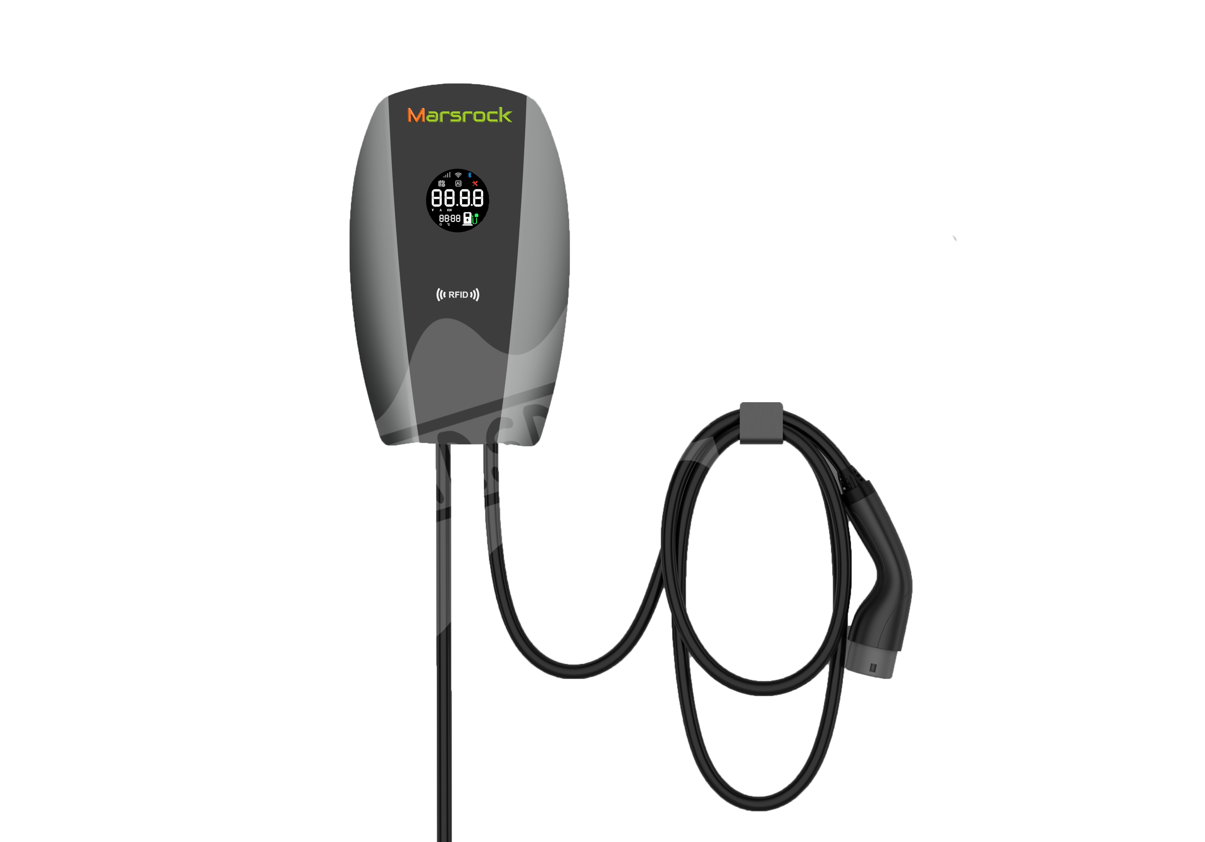 Mars Rock Universal 7kW 230V YW Series Wall Mounted AC EV Charger Suit for Home