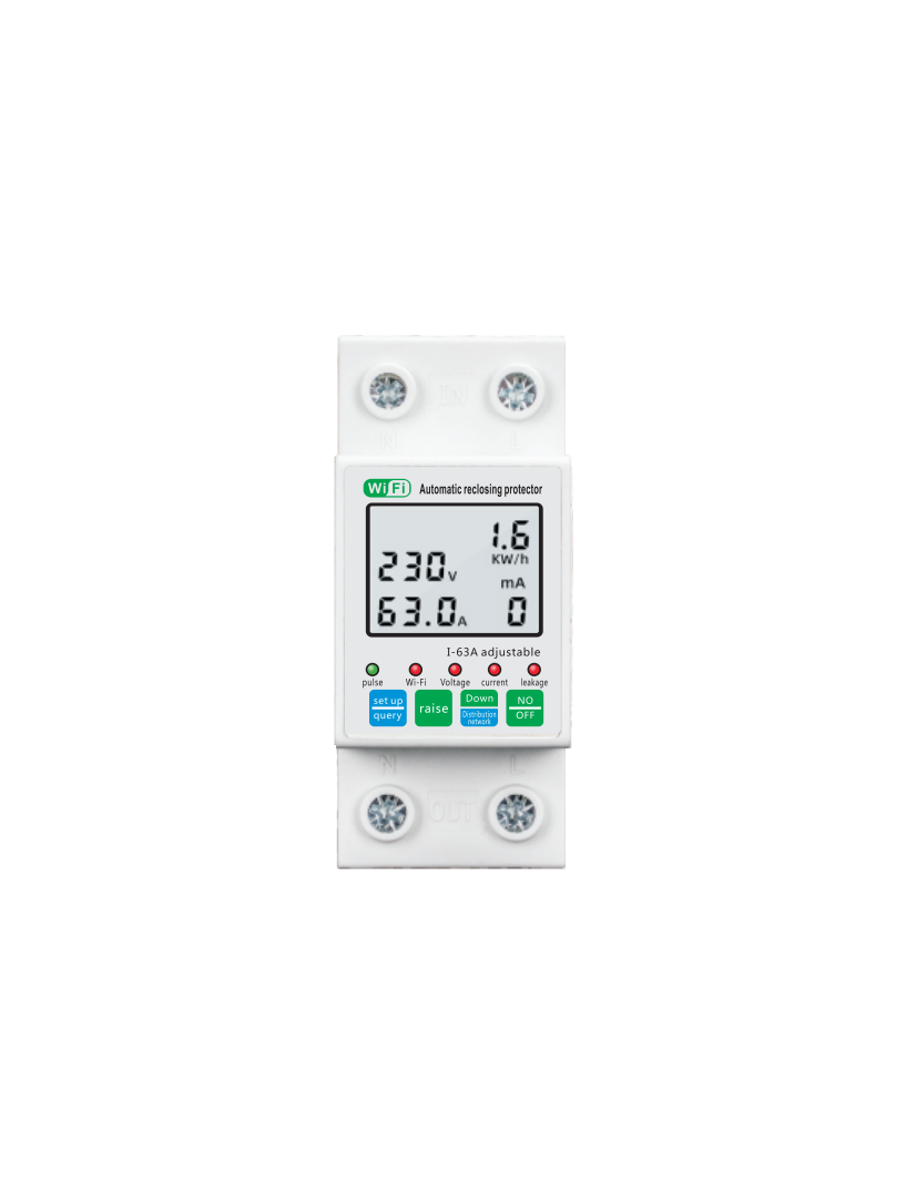 Mars Rock Mars Rock 230V 63A  Single Phase Electronic WiFi Smart Energy Meter