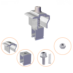 Mars Rock T Type AL6005-T5 & SUS304 Rail Free Bracket Suitable for Roof Mount