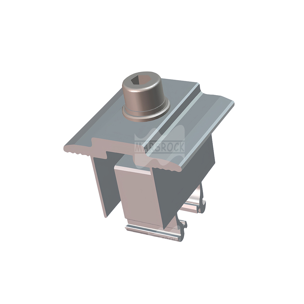 Mars Rock T Type AL6005-T5 & SUS304 Rail Free Bracket Suitable for Roof Mount