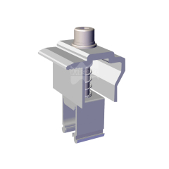 Mars Rock T Type AL6005-T5 & SUS304 Rail Free Bracket Suitable for Roof Mount