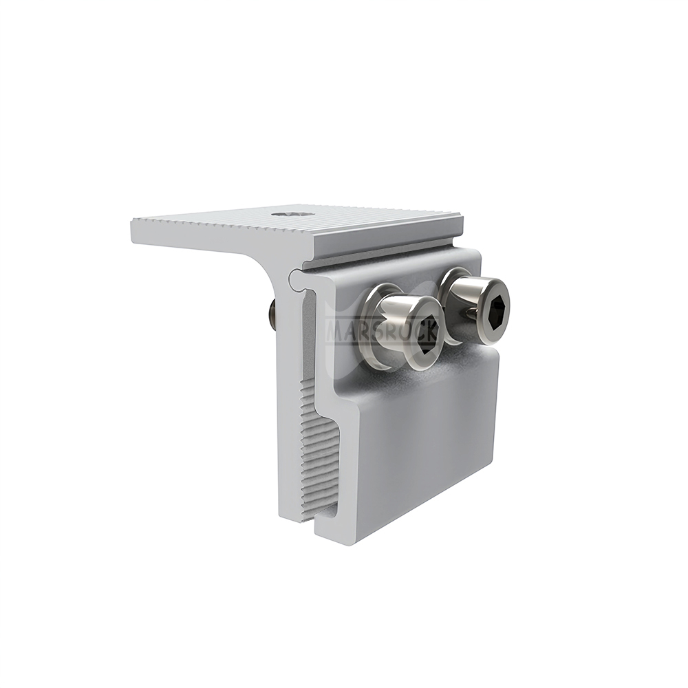 Mars Rock L Type AL6005-T5 & SUS304 Rail Free Bracket Suitable for Roof Mount