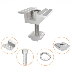 Mars Rock T Type AL6005-T5 & SUS304 Rail Free Bracket Suitable for Roof Mount