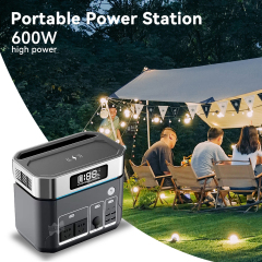 Mars Rock 600W Portable Power Station 15W Wireless Charger Suitable for Travel