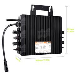 Mars Rock 1800W 230V 4MPPT IP67 WiFi Microinverter Suitable for Balcony System